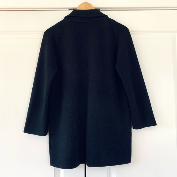 J Crew Sophie Sweater Blazer Black Knit Jacket Open Front Cardigan Size XS - Picture 3 of 8